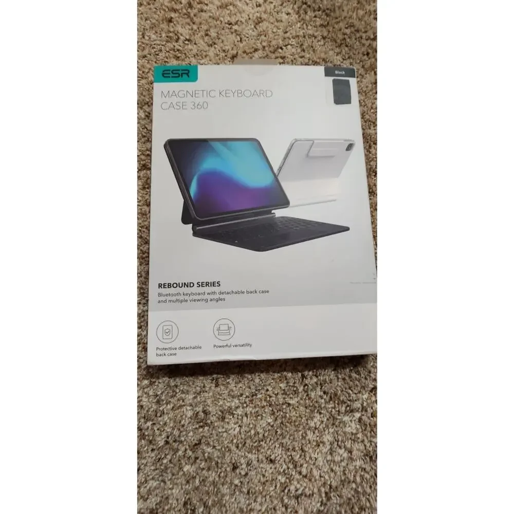 ESR iPad Pro 11 Inch Case w Keyboard (M4, 2024), iPad Pro 11 (5th Gen) New Black